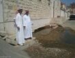 تسرب مياه الصرف الصحي